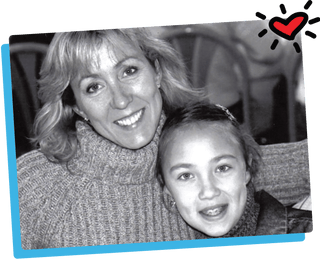Photo of Beryl Stafford and her daughter "Bobo"