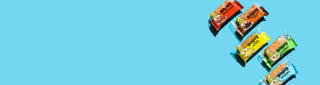 bars on a blue background
